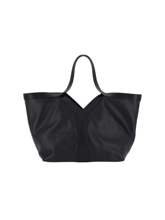 26FW 생로랑 그레인드 레더 Y 토트백 817602 AAEB3 1000 Black - SAINT LAURENT