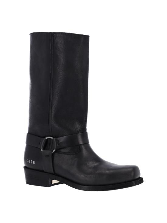 26FW 골든구스 버클&스트랩 하이 바이커 부츠 GWF01057 F008235 90100 Black - GOLDEN GOOSE