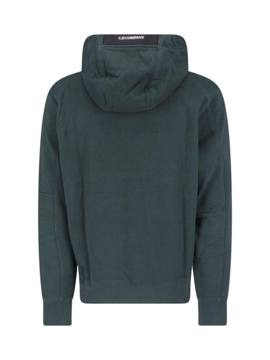 26FW 씨피 컴퍼니 후드 티셔츠 21CMSS714A 005086W 697 Green - C.P. COMPANY
