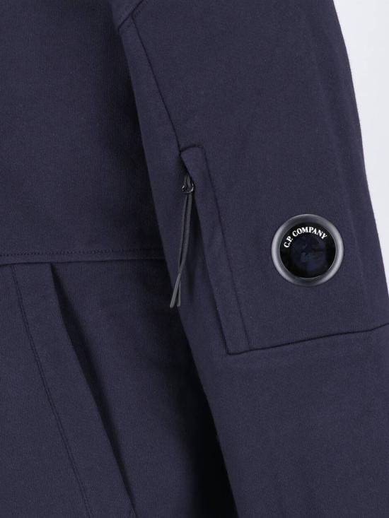 26FW 씨피 컴퍼니 후드 티셔츠 RCCMSS714M 005086W 888 Blue - C.P. COMPANY