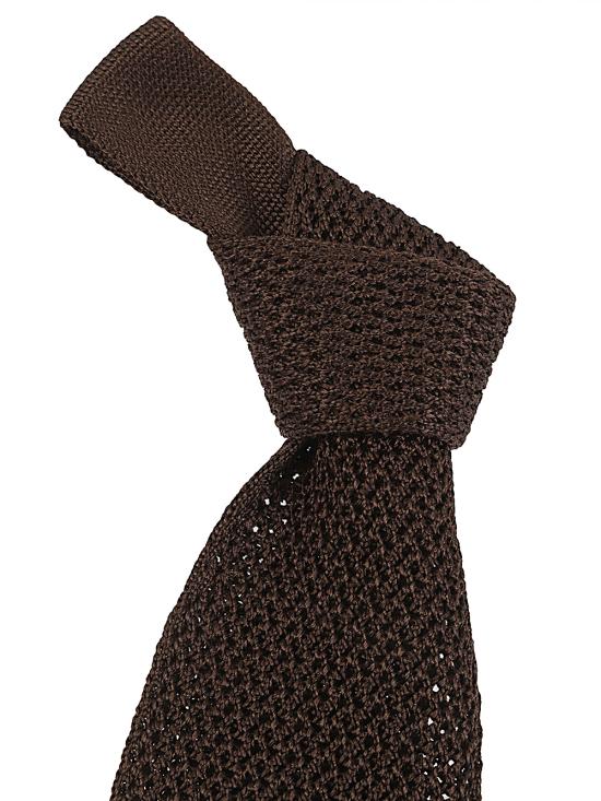 26SS 브리오니 넥타이 O90G00 PD40I2000 BROWN - BRIONI