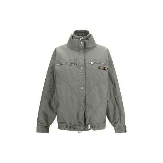 26FW 디 아티코 봄버 자켓 아티코 하이넥 봄버 재킷 (지퍼 포함, 회색)