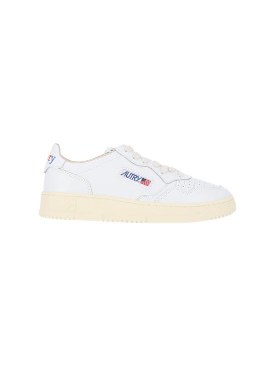 26FW 오트리 메달리스트 로우 스니커즈 AULM BG01 White