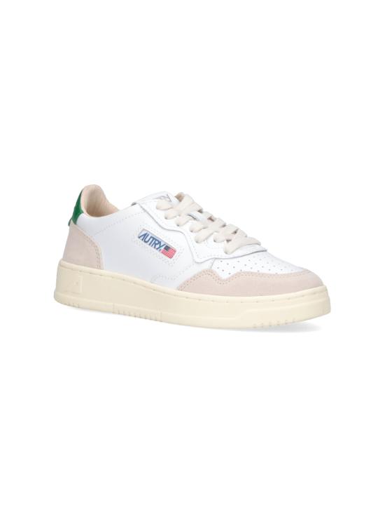 26FW 오트리 메달리스트 로우 레더 스니커즈 AULW LS23 WHITE - AUTRY