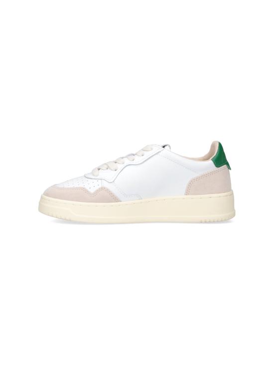26FW 오트리 메달리스트 로우 레더 스니커즈 AULW LS23 WHITE - AUTRY