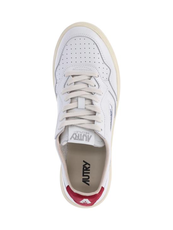 26FW 오트리 메달리스트 로우 스니커즈 AULM BJ01 White - AUTRY