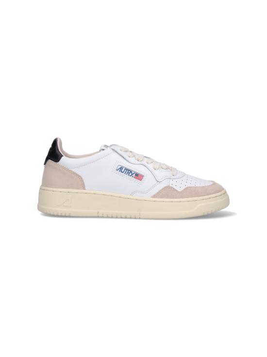 26FW 오트리 메달리스트 로우 스니커즈 AULM LS21 White