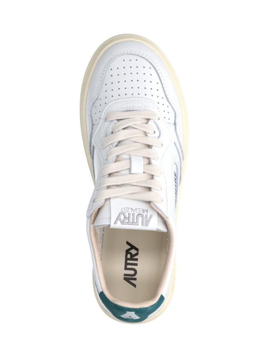 26FW 오트리 메달리스트 로우 레더 스니커즈 AULW BJ02 WHITE - AUTRY