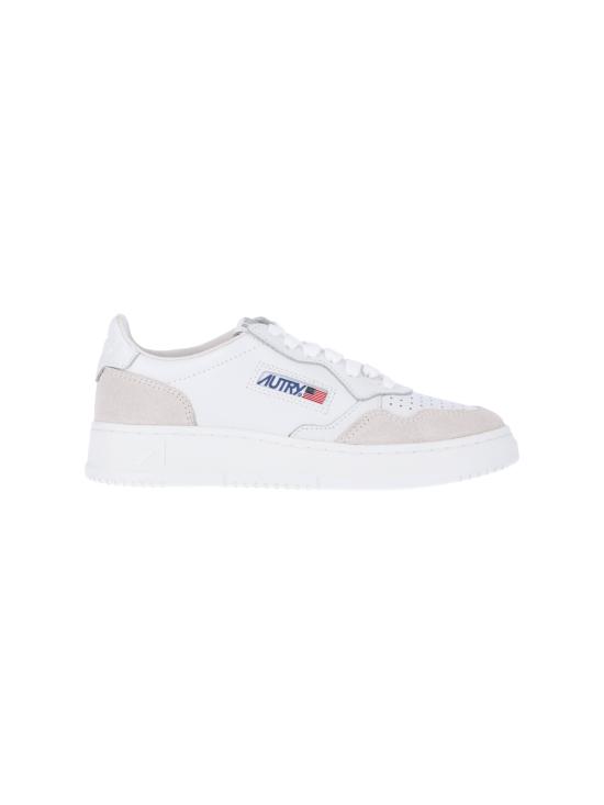 26FW 오트리 메달리스트 로우 레더 스니커즈 AULW LS30 WHITE