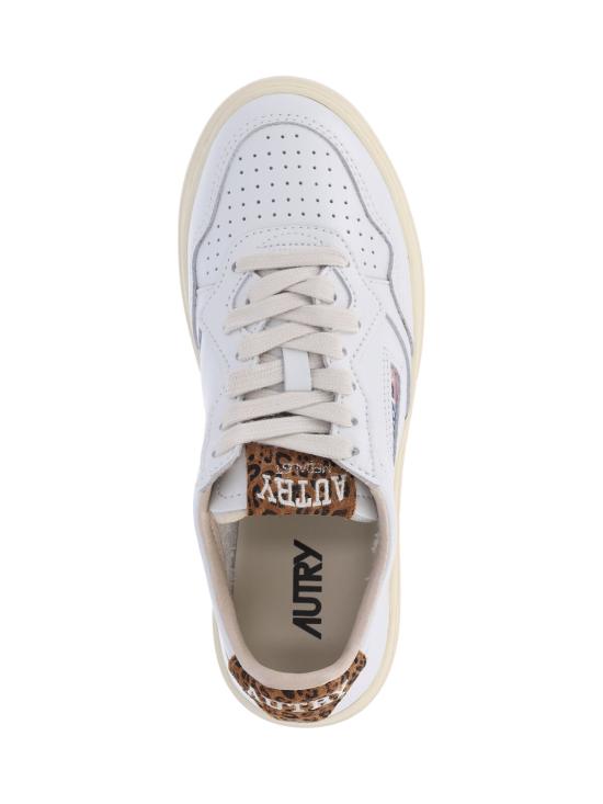 26FW 오트리 메달리스트 로우 레더 스니커즈 AULW HJ02 WHITE - AUTRY
