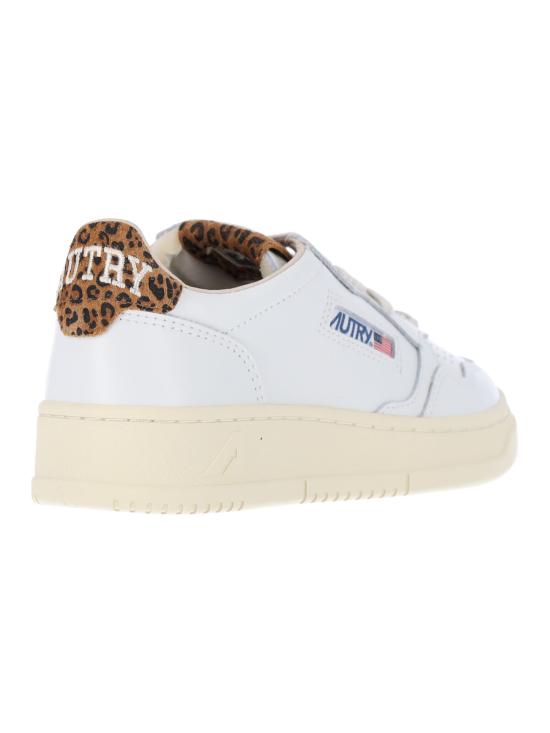 26FW 오트리 메달리스트 로우 레더 스니커즈 AULW HJ02 WHITE - AUTRY
