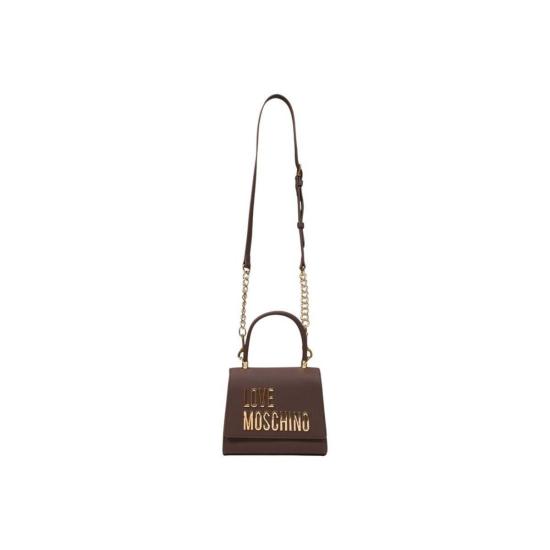  모스키노 가방 러브  폴리에틸렌 핸드백 브라운 - MOSCHINO