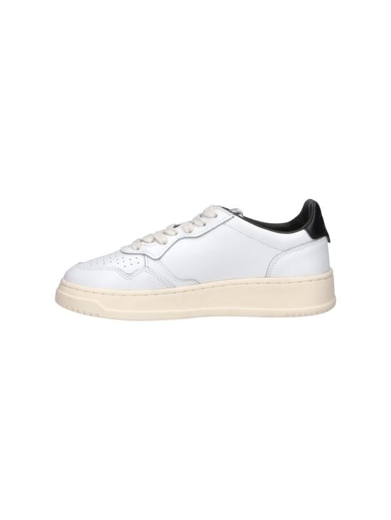 26FW 오트리 메달리스트 로우 레더 스니커즈 AULW ML02 WHITE - AUTRY