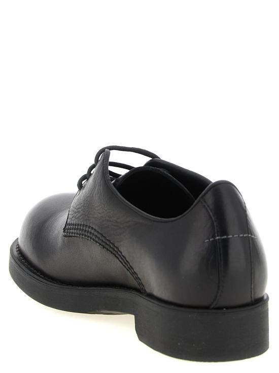  MM6 메종마르지엘라 드레스 슈즈 Mm6 메종 마르지엘라 카우하이드 옥스퍼드 & 더비 블랙 - MM6 MAISON MARGIELA