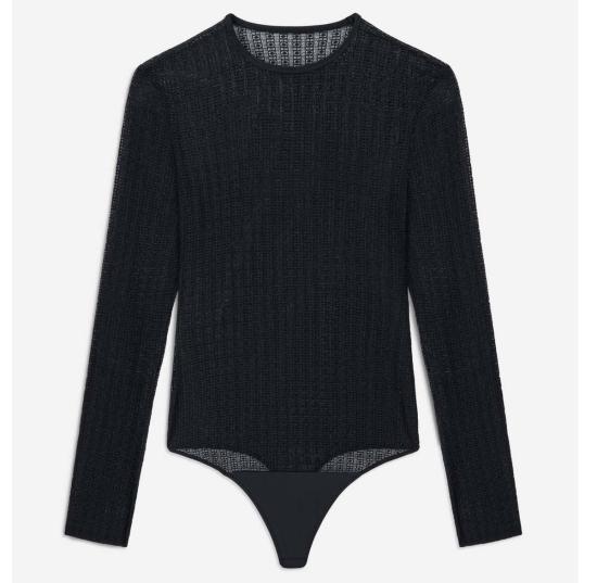  Else Lingerie 바디수트 티셔츠 엘스 란제리 매트릭스 롱 슬리브 바디수트