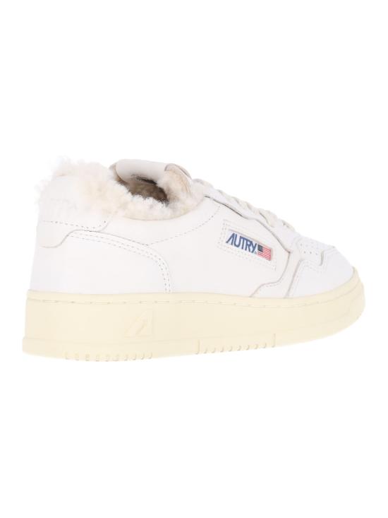 26FW 오트리 메달리스트 로우 레더 스니커즈 AULW SR01 WHITE - AUTRY