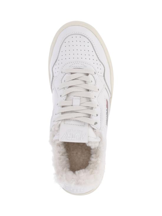 26FW 오트리 메달리스트 로우 레더 스니커즈 AULW SR01 WHITE - AUTRY