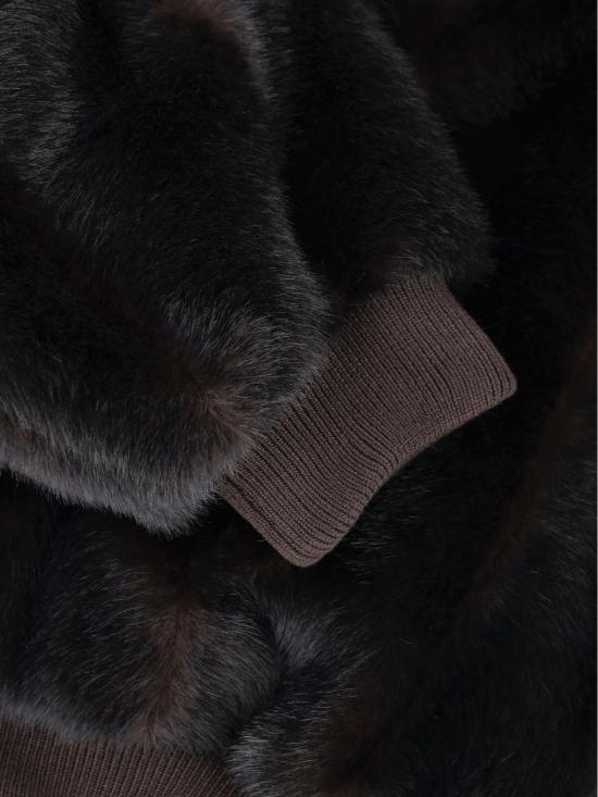 26FW MM6 메종마르지엘라 무스탕 S52AM0372 M35637 143 Brown - MM6 MAISON MARGIELA
