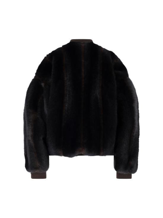 26FW MM6 메종마르지엘라 무스탕 S52AM0372 M35637 143 Brown - MM6 MAISON MARGIELA