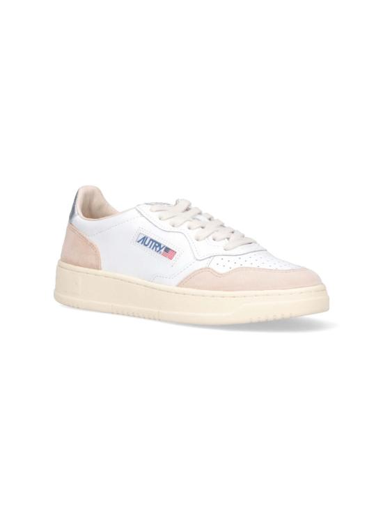 26FW 오트리 메달리스트 로우 레더 스니커즈 AULW LS74 WHITE - AUTRY