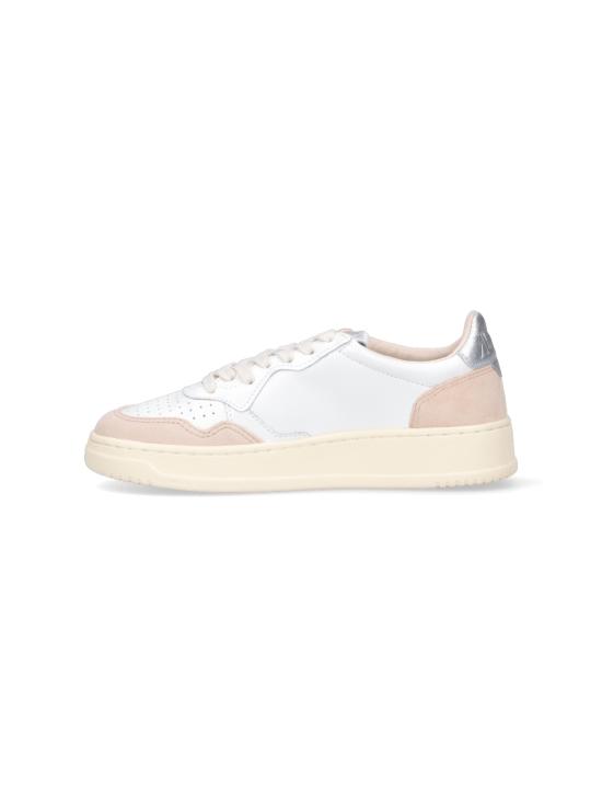 26FW 오트리 메달리스트 로우 레더 스니커즈 AULW LS74 WHITE - AUTRY