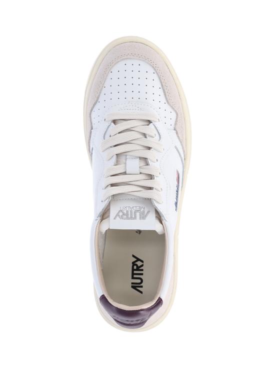 26FW 오트리 메달리스트 로우 스니커즈 AULM LS18 White - AUTRY