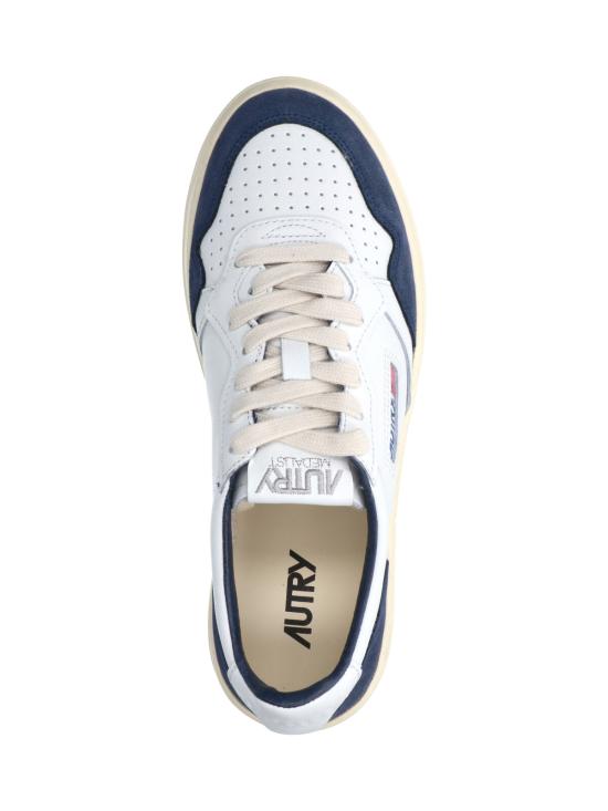26FW 오트리 메달리스트 로우 레더 스니커즈 AULW FT22 WHITE - AUTRY