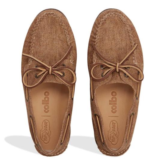  Sperry x Colbo 로퍼 스페리 X 콜보 오센틱 오리지널 2 아이 워시드 린넨 보트 - OTHER BRANDS