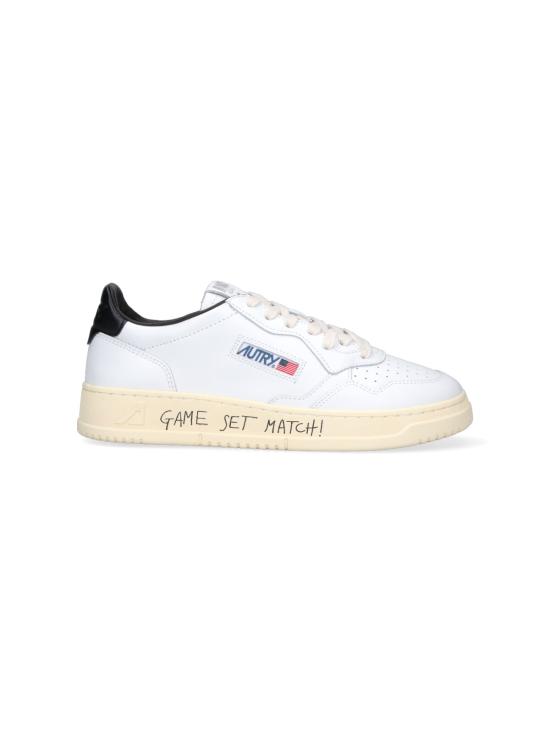 26FW 오트리 메달리스트 로우 스니커즈 AULM ML02 White