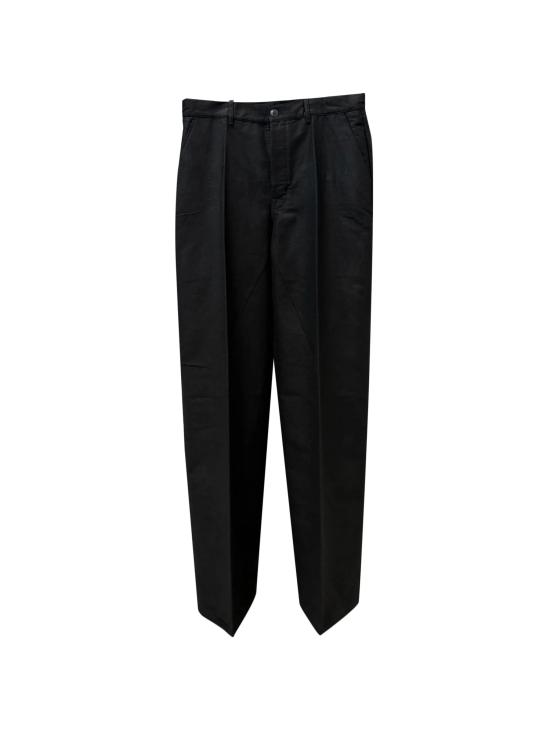 26FW 릭 오웬스 스트레이트 팬츠 RU02F4332MOR 09 Nero