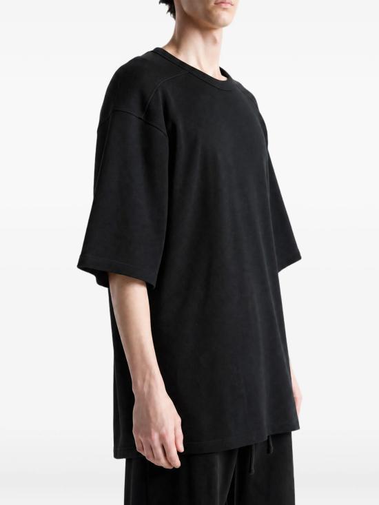 26FW 릭 오웬스 반팔 티셔츠 RU02F4232JDC 09 Nero - RICK OWENS