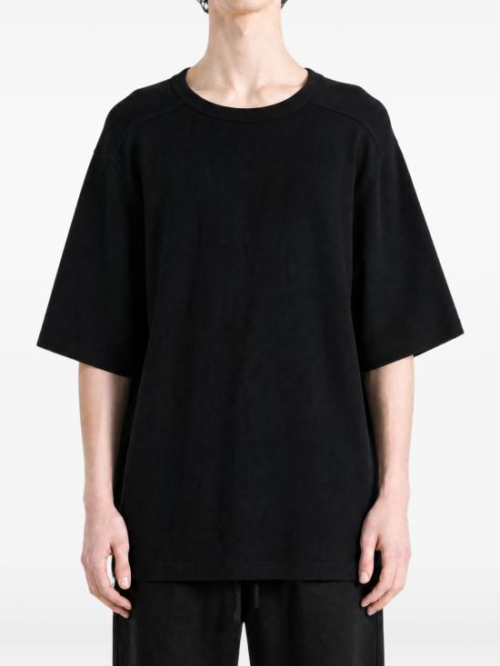 26FW 릭 오웬스 반팔 티셔츠 RU02F4232JDC 09 Nero - RICK OWENS