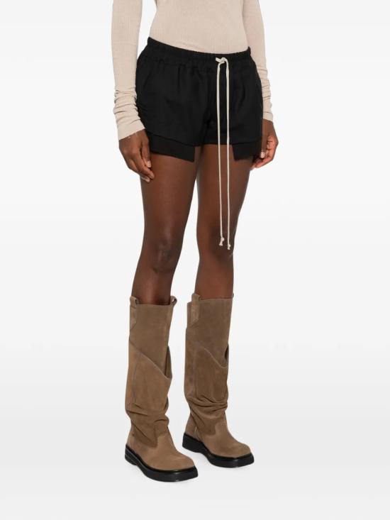 26FW 릭 오웬스 숏팬츠 RP02F5316ZL 09 Nero - RICK OWENS