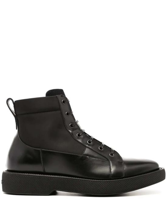  살바토레 페라가모 부츠 페라가모 폴 레이스업 앵클  블랙 - SALVATORE FERRAGAMO