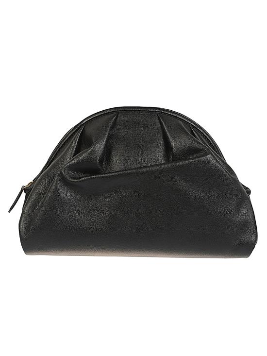 26SS 더로우 테이퍼드 가죽 클러치 W2134 L682BLAG BLACK