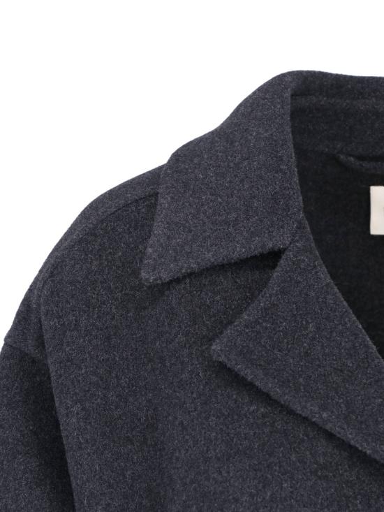 26FW 케이트 엘더 더블 울 벨티드 코트 6239547 W547 205 GREY - KHAITE