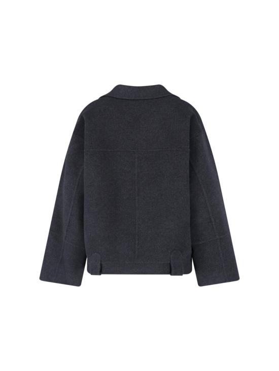 26FW 케이트 엘더 더블 울 벨티드 코트 6239547 W547 205 GREY - KHAITE