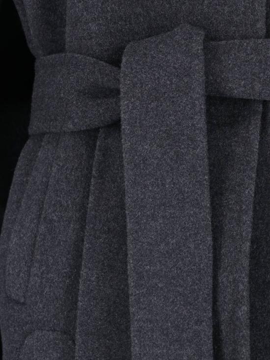 26FW 케이트 엘더 더블 울 벨티드 코트 6239547 W547 205 GREY - KHAITE