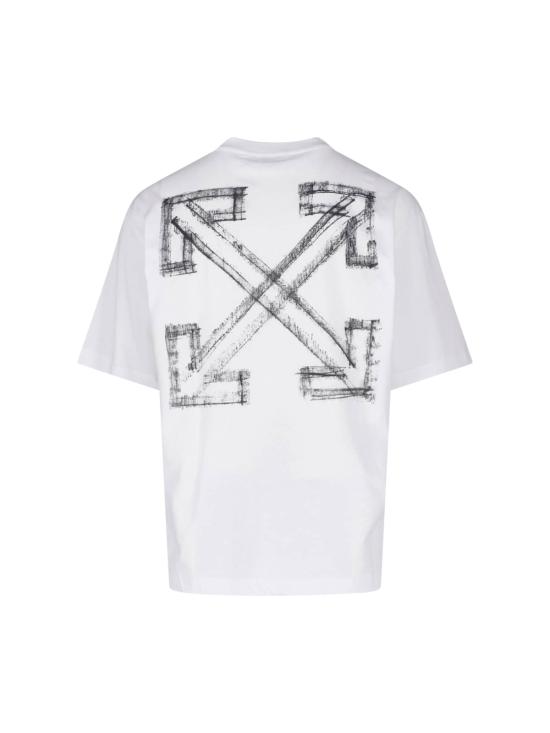 26FW 오프화이트 반팔 티셔츠 44MAA120F26J00Y100 WHITE - OFF WHITE