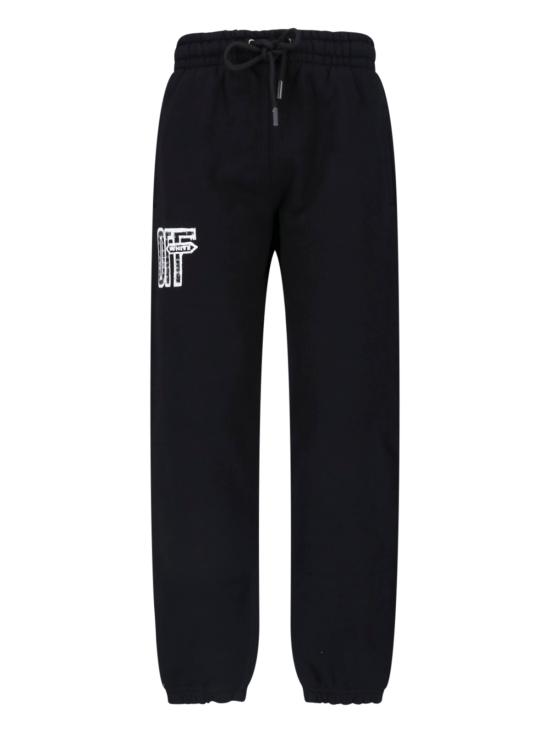 26FW 오프화이트 트레이닝/조거 팬츠 44MCH057F26F003001 BLACK