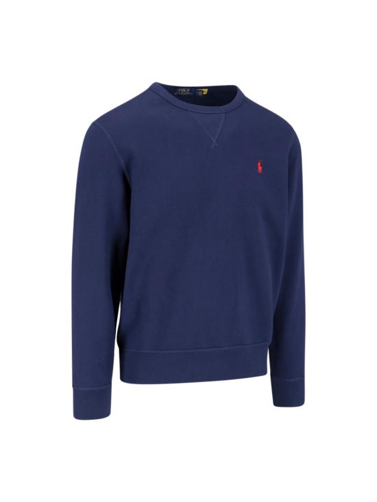 26FW 폴로 랄프로렌 포니 로고 자수 맨투맨 710 766772 003 Blue - POLO RALPH LAUREN