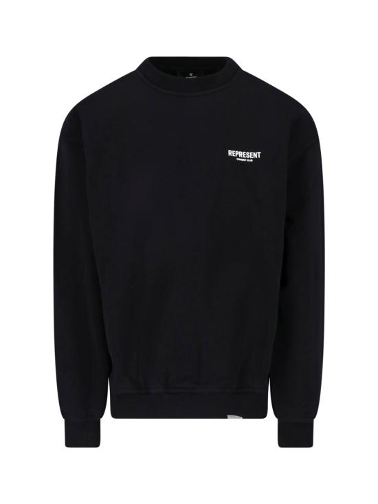 26FW 리프레젠트 긴팔 티셔츠 OCM41115 001 Black