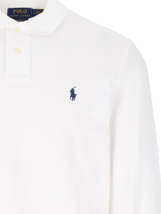 26FW 폴로 랄프로렌 클래식 핏 코튼 폴로 셔츠 710 680790 001 White - POLO RALPH LAUREN