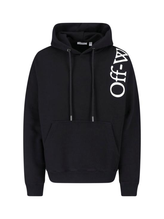 26FW 오프화이트 후드 티셔츠 44MBB085F26F00O001 BLACK