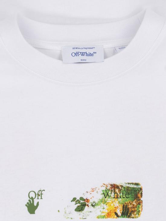26FW 오프화이트 반팔 티셔츠 44MAA120F26J00D100 WHITE - OFF WHITE