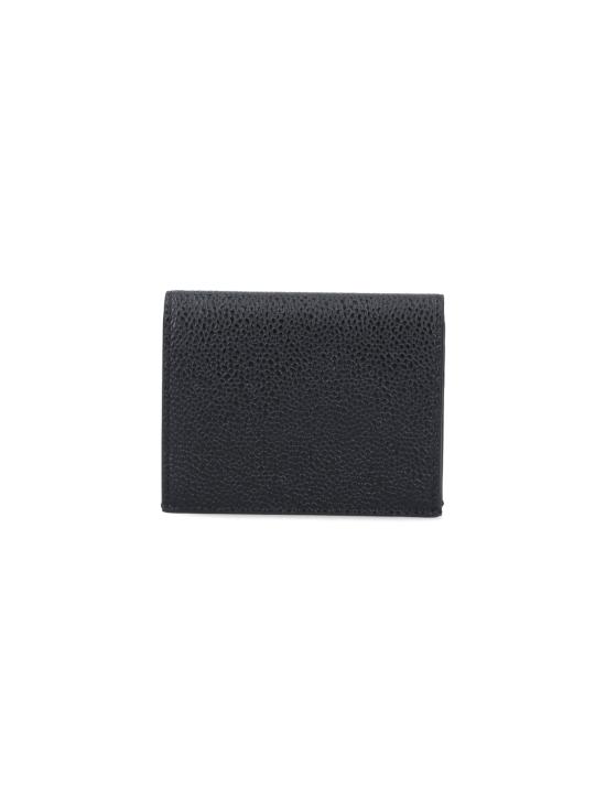26SS 톰브라운 페블 그레인 더블 카드 홀더 MAW021L 00198 Black - THOM BROWNE