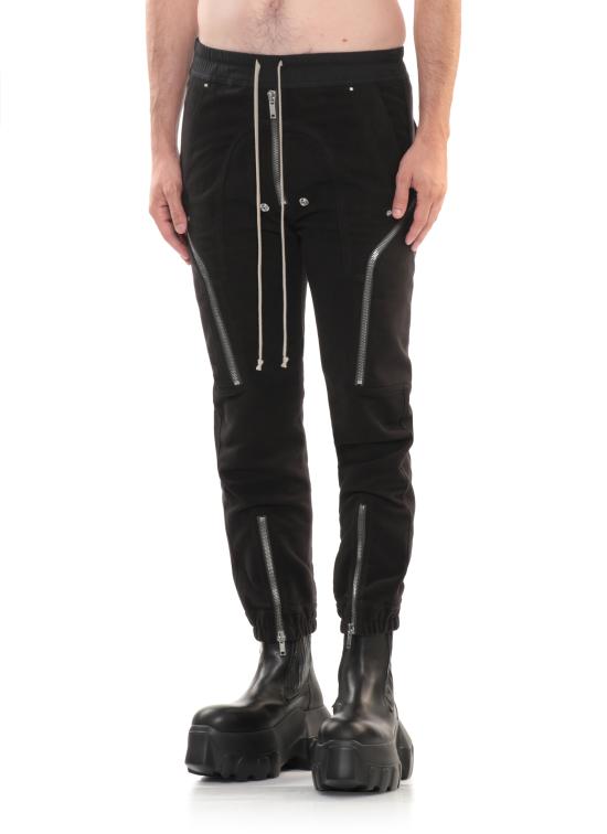 26FW 릭 오웬스 트레이닝/조거 팬츠 RU02F4368 TB09 Black - RICK OWENS