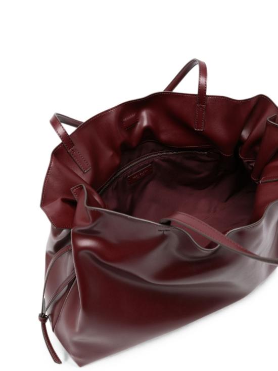 26FW 토리버치 엘라 나투라 엠보스드 토트 백 178767 600 BORDEAUX - TORY BURCH