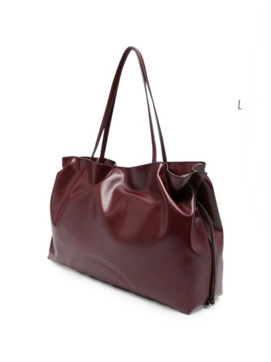 26FW 토리버치 엘라 나투라 엠보스드 토트 백 178767 600 BORDEAUX - TORY BURCH