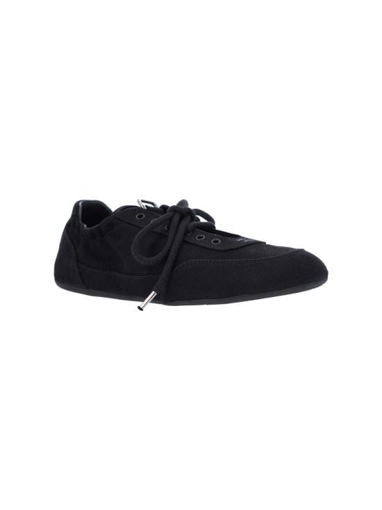 26SS 프라다 로고 가죽 스니커즈 1E459O 005 M8M F0002 BLACK - PRADA